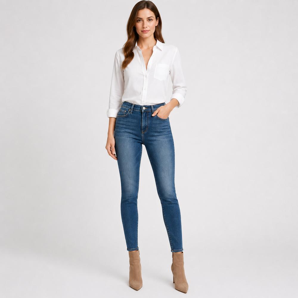L'Agence Margot High Rise Skinny Jean Woodbridge 26 NWT Minimalist Elevated basi